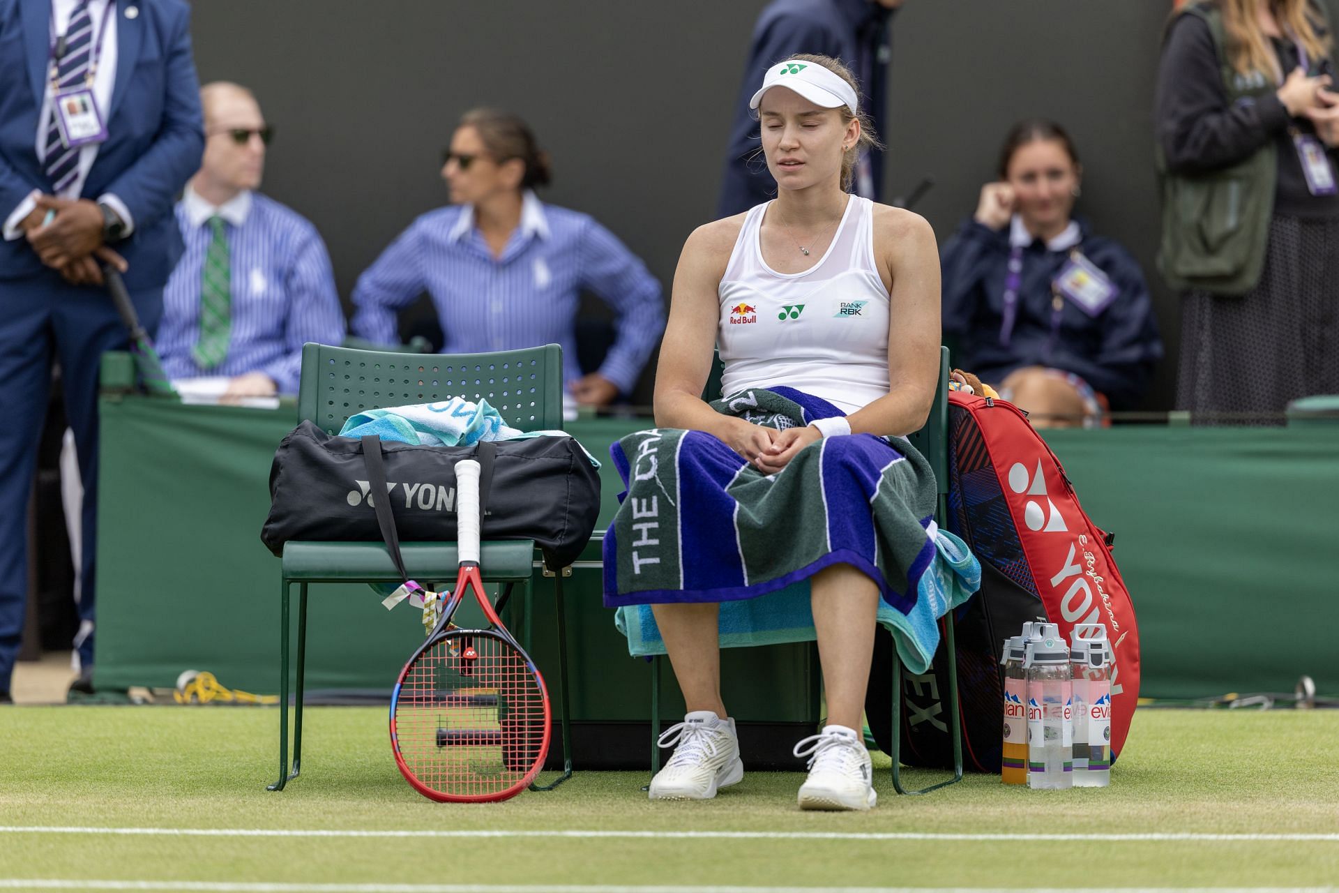 Elena Rybakina after her loss at Wimbledon 2025 - Image Source: Getty